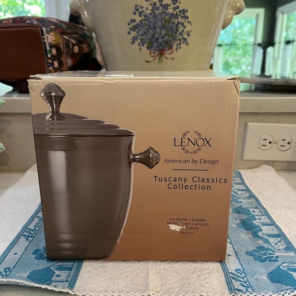 Lenox Tuscany Classics 18/10 Stainless Steel Ice Bucket New in Box - Picture 1 of 11
